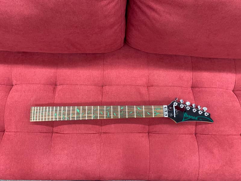 Ibanez JEM 777 BK Neck with Vine Inlay, Tuners, and Locking Nut 1995 image 1