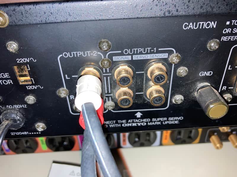 Onkyo P-3060R Super Servo Stereo Preamp 1982-85 Black | Reverb