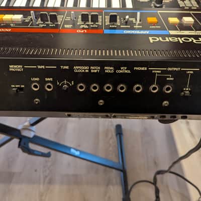Roland Juno-60 61-Key Polyphonic Synthesizer, Boss FV-200 Expression Pedal, Roland DP-2 Hold Pedal, Kenton PRO DCB Mk3, Original Patch Cassette image 6