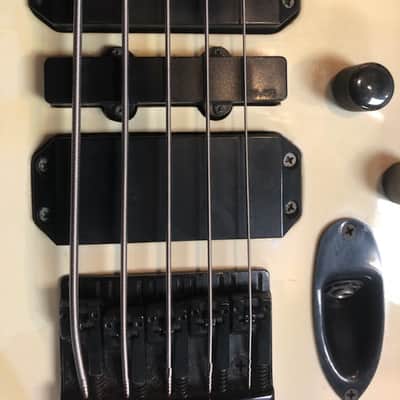 Westone Spectrum 90s Blonde 5 String Bass (Modded) image 4