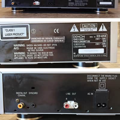Denon DVD-625 Rare Vintage CD Player Serviced Working Stereo Hi-Fi Warranty image 9
