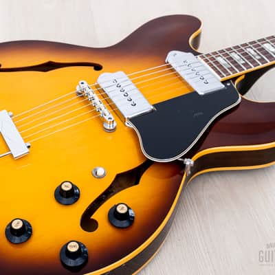 1968 Gibson ES-330 TD Long Neck Vintage Guitar Ice Tea Sunburst, Collector-Grade w/ Case image 7