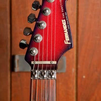 Fernandes FST-65 Purple Sparkle Burst Electric Guitar 1980s MIJ Pre-Owned image 3