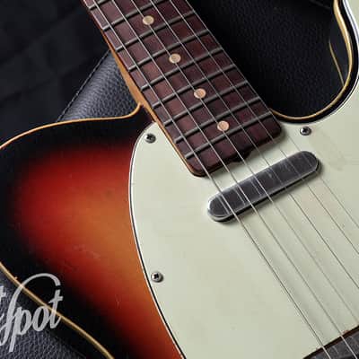 1960 Fender Custom Telecaster 3 Tone Sunburst image 5