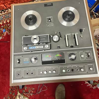 Akai X1810 1/4” 8 track reel to reel tape recorder player image 2