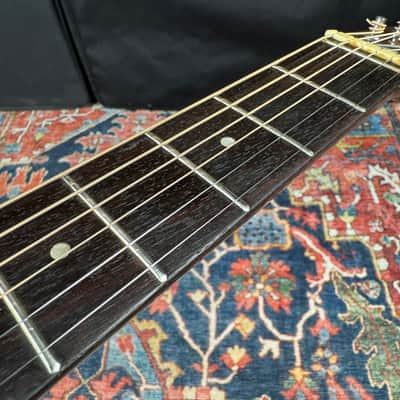 *Video* Yamaki Custom Folk No 125 Dreadnought w/Vintage Hard Shell Case. - 1970's image 18