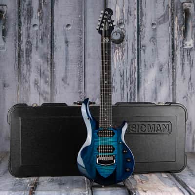 Used Ernie Ball Music Man John Petrucci Majesty 7-String, Blue Silk image 8