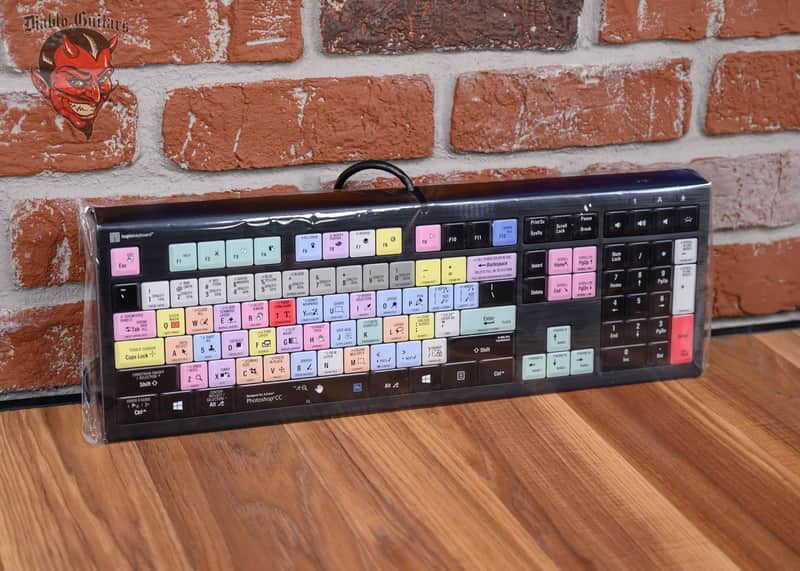 Logickeyboard Adobe Photoshop CC ASTRA2 Backlit Keyboard – Windows US English Bild 1