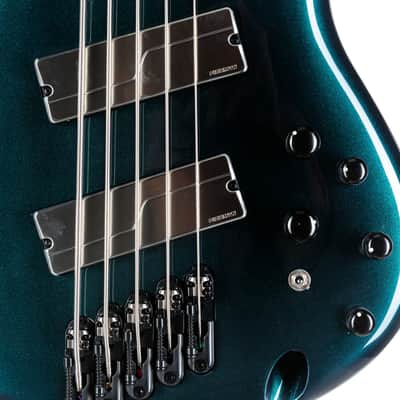 Ibanez Ibanez Bass Workshop SRMS725 Multiscale Blue Chameleon - 5-String Electric Bass image 7