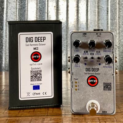 OPFXS Dig Deep MK3 Sub Harmonic Octaver Guitar Effect Pedal Used