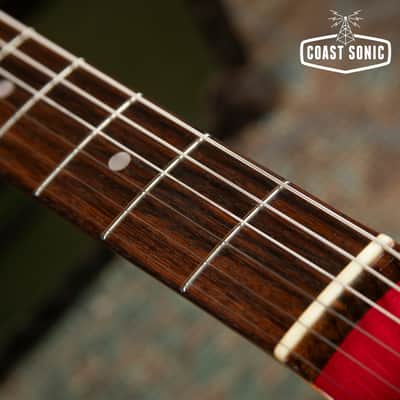 2010 Fender '69 Reissue Mustang MG69-MH Made in Japan Candy Apple Red w/Matching Headstock image 13