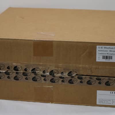 Neumann U 87 Rhodium Edition Set Limited Edition Large Diaphragm Multipattern Condenser Microphone 2017 - Rhodium image 24