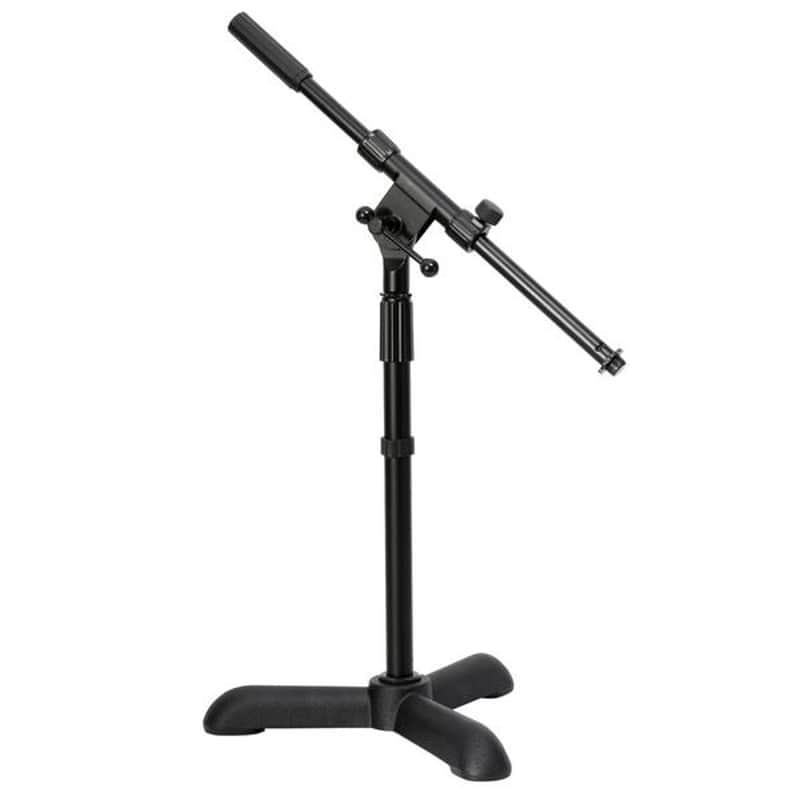 On-Stage MS7311B Kick/Amp Boom Mic Stand, Tri-Base- Black image 1