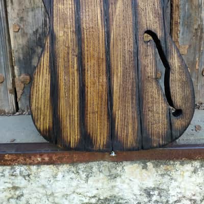 American Vintage Old Wood Engraved Pickguard image 5