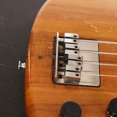 1976 Travis Bean TB2000 Fretless Bass Koa Natural image 14