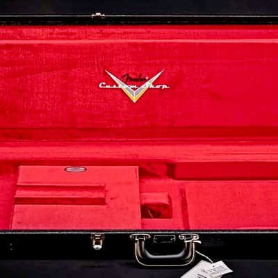 Fender Custom Shop Case Koffer Schwarz / Rot NEU image 4