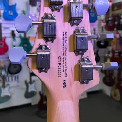 PRS SE Silver Sky Electric, Summit Purple. Maple Fingerboard with Gig Bag image 5