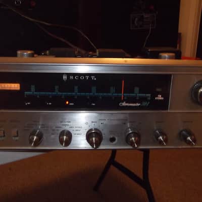 H.H. SCOTT 340 B VINTAGE TUBE STEREO RECIEVER WORKS image 11