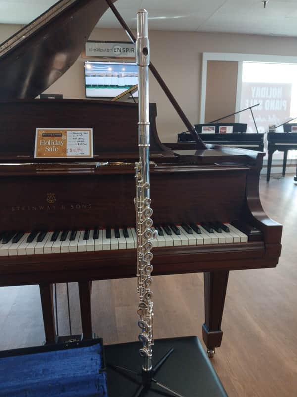 Selmer Open Hole B Foot Flute - Silver image 1