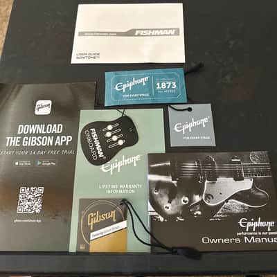 EPIPHONE acoustic guitar 2020’s - CASE CANDY ONLY various image 1