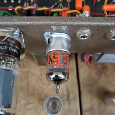 Victoria Regal II - Blond Tolex 2008 15" hand wired tube amp image 14