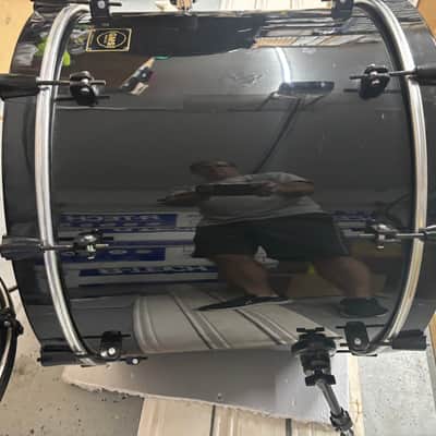GMS Custom Black SE Drum Set 22-13-16 image 6