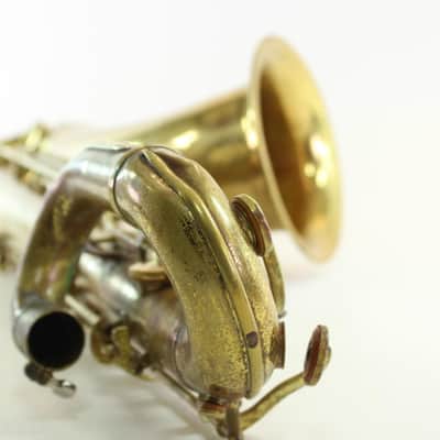 Conn 12M Baritone Saxophone with Rolled Tone Holes GREAT HORN image 7