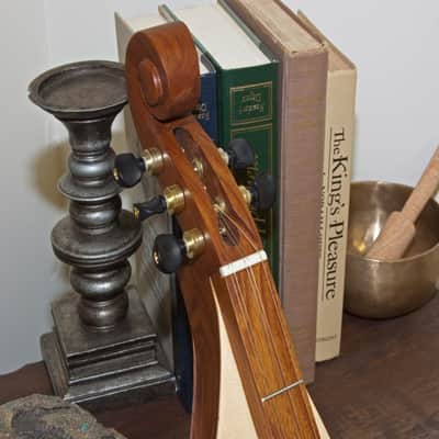 Roosebeck DMCRT5 Mountain Dulcimer 5-String with Cutaway Upper Bout and F-Holes 2010s - Natural image 7