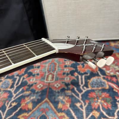 1969 Harmony Rocket I Model H53-1 Red Burst Made in USA Hard Case - 1969 image 21