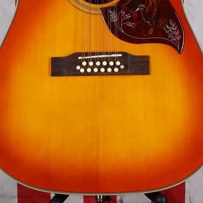Epiphone Hummingbird 12-String - Cherry Sunburst image 2