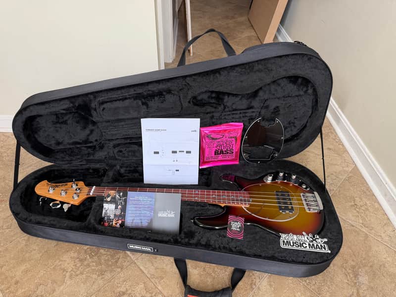2025 Musicman Short Scale Stingray Highly Modified Elec & Hardware image 1