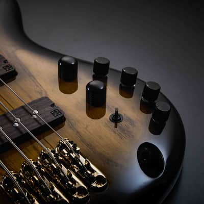 Ibanez SR4505-DST Prestige SR Electric Bass 5-String - Desert Sunset Burst + Case image 9