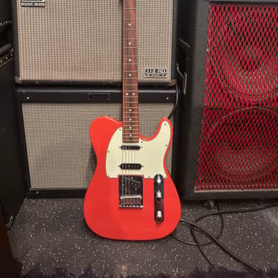 Fender Deluxe Nashville Telecaster with Pau Ferro Fretboard 2018 - 2021 - Fiesta Red image 2