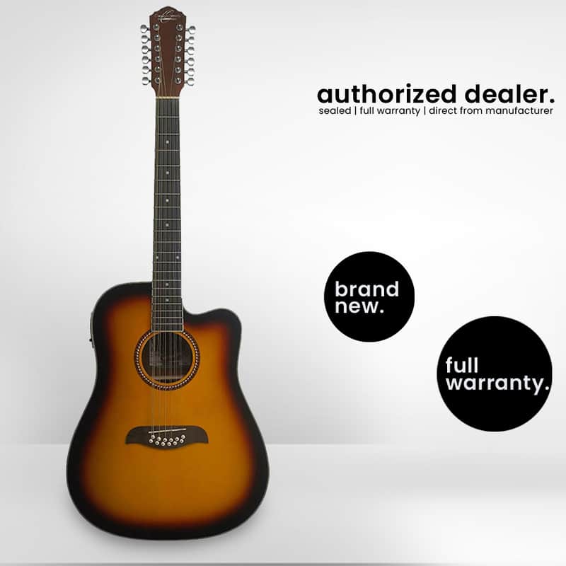 Oscar Schmidt - Dreadnought Cutaway - 12 String Acoustic Electric Guitar image 1