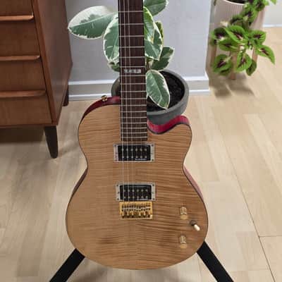 ESP Custom Shop Climax 1 of 100 Ever Made! AAA Flame 10 Top Singlecut Electric Guitar HH Piezo Special Limited Edition image 12