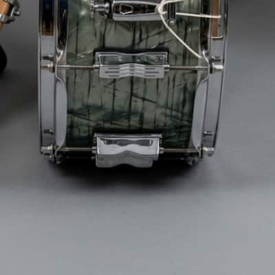 Ludwig Keystone X 6pc with Snare Sky Blue Pearl (Yellowing Wrap) 2019 - Sky Blue Pearl (Yellowing) image 3