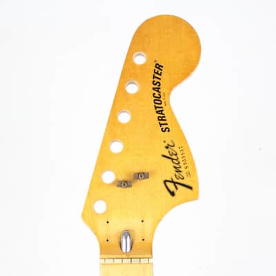 1979 Vintage Fender Stratocaster Maple 3-Bolt NECK ~Player Grade~ Checking USA Strat 1970s image 9