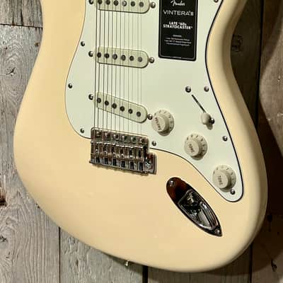 2026 Fender Vintera III Late '60s Stratocaster, Olympic White, Help Support Brick & Mortar Music Shops  In Stock image 5