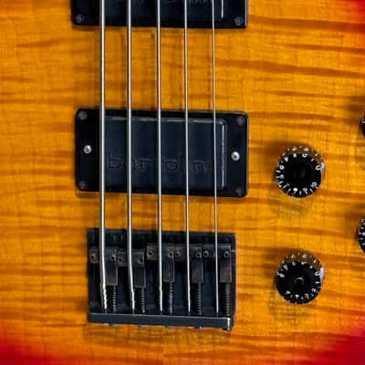 Gibson Les Paul LPB-2 Deluxe Plus 5-String Bass 1995 - very unusual Les Paul Bass w/5 strings & a Flamey Maple Top ! image 9