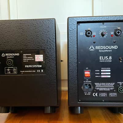REDSOUND ELIS.8 bundle 2021 black w/ Studio Slips carrying bags image 2