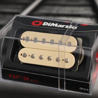 Dimarzio DP275Z PAF 59 Bridge Humbucker - Relic White / Standard Spacing