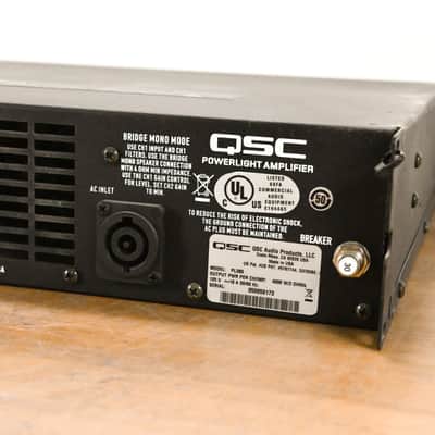 QSC PL380 Powerlight 3 Series 2-Channel Power Amplifier CG01047 image 7