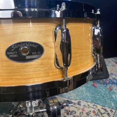 Slingerland - 1980s 5.5x14" Radio King (Reissue) 3-Ply Maple 10-Lug Snare Drum image 4