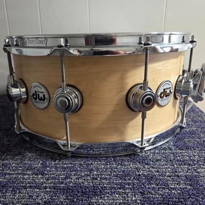 DW Collector's Series Solid Maple 6.5x14" Snare Drum *Rare* image 2