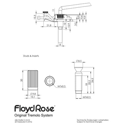 Floyd Rose Original Chrome - Made in Germany image 14