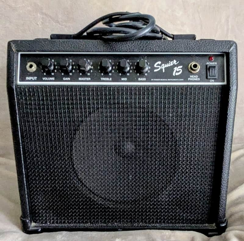 Fender Squire15 Combo Amp 1990's - Wood & Metal image 1