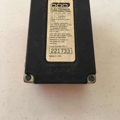 DOD Digitech FX55B Supra Distortion Rare Vintage Guitar Effect Pedal *READ* image 7