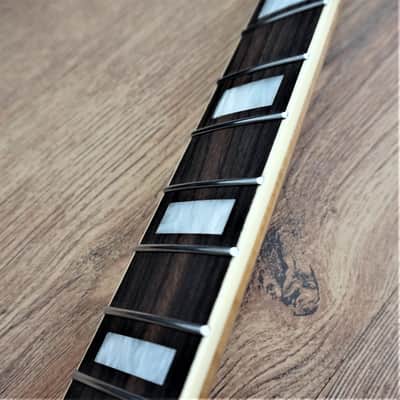 Jazzmaster Rosewood and Roasted Flame Maple Guitar Neck Gloss 21 Fret Jumbo with Pearl Inlays image 13