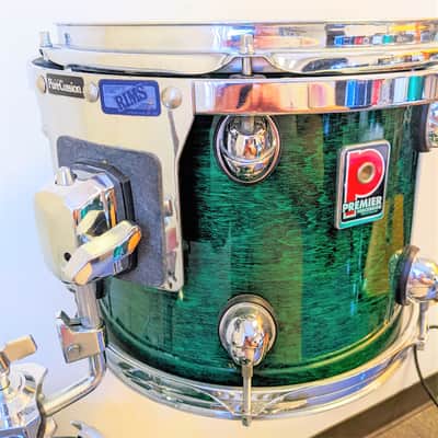 Premier Genista 12x10 Tom. Terraverdi (Green) Lacquer. Scandinavian Birch Shell. image 5