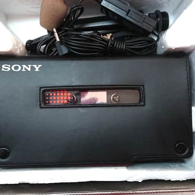 Sony WM-D6C Walkman Professional / Stereo Cassette-Corder - Perfect with the following original accessories: dedicated Sony ECM-909A Stereo Microphone & Electret Microphone Lavaliere - Perfect image 4